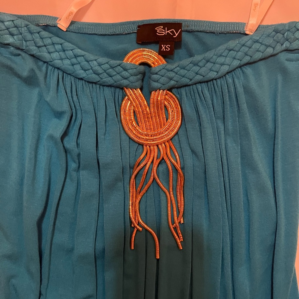 Sky Straplles Dress